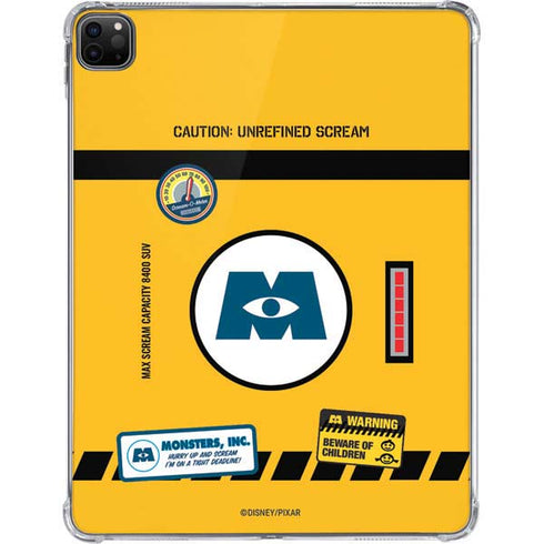 Disney Monsters Inc. Scream Canister iPad Pro 11in (2024) Clear Case