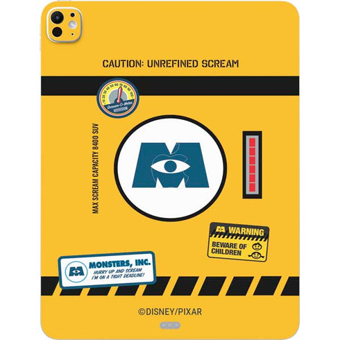 Disney Monsters Inc. Scream Canister iPad Pro 13in M4 (2024) Skin