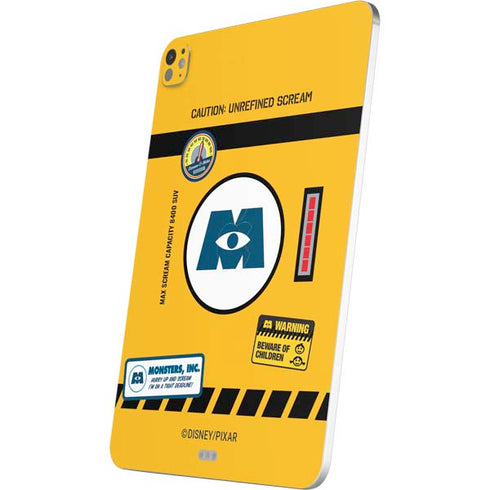Disney Monsters Inc. Scream Canister iPad Pro 13in M4 (2024) Skin