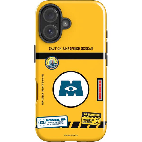 Disney Monsters Inc. Scream Canister iPhone 16 Impact Case