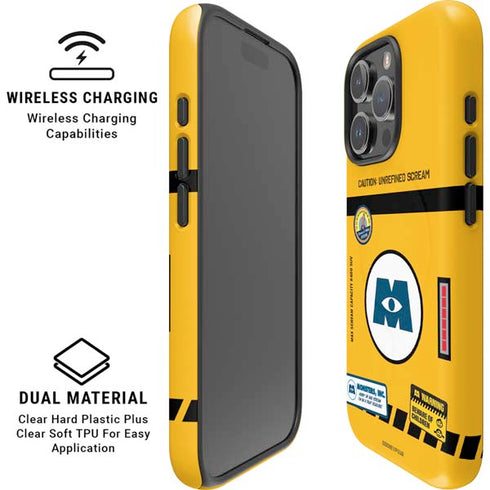 Disney Monsters Inc. Scream Canister iPhone 16 Pro Magsafe Impact Case