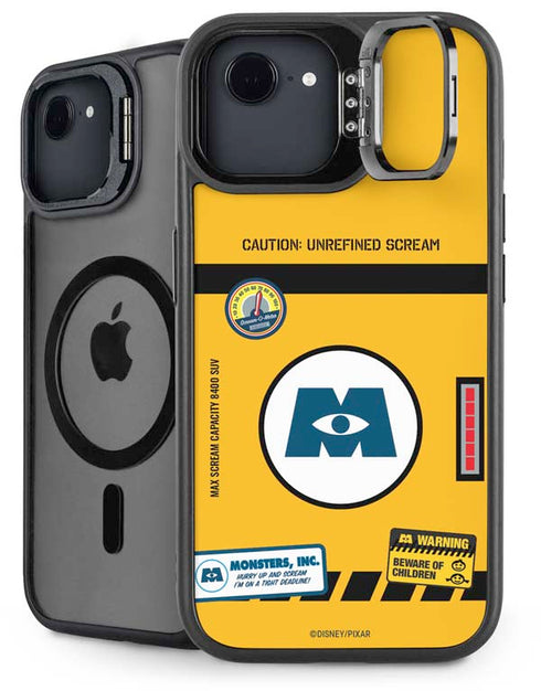 Disney Monsters Inc. Scream Canister iPhone 16e Kickstand Case