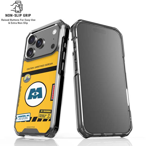 Disney Monsters Inc. Scream Canister iPhone 17 Pro Clear Case