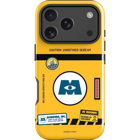 Disney Monsters Inc. Scream Canister iPhone 18 Pro Impact Case