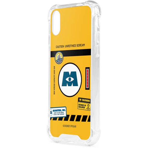 Disney Monsters Inc. Scream Canister iPhone XS Clear Case