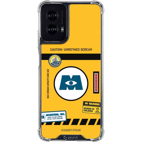 Disney Monsters Inc. Scream Canister Moto G Power 5G (2024) Clear Case