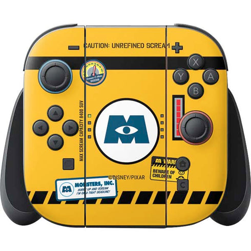 Disney Monsters Inc. Scream Canister Nintendo Switch 2 (2025) Joy-Con Controller Skin