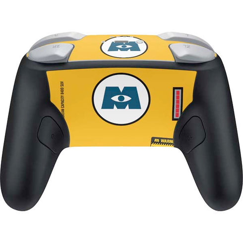 Disney Monsters Inc. Scream Canister Nintendo Switch 2 (2025) Pro Controller Skin