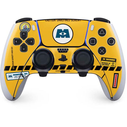 Disney Monsters Inc. Scream Canister PS5 DualSense Edge Pro Controller Skin