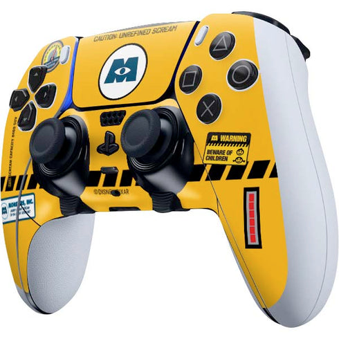 Disney Monsters Inc. Scream Canister PS5 DualSense Edge Pro Controller Skin