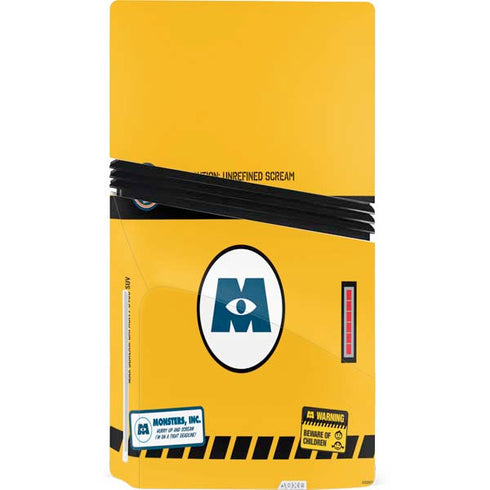 Disney Monsters Inc. Scream Canister PS5 Pro Disk Console Skin