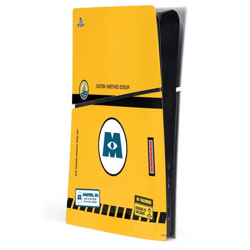 Disney Monsters Inc. Scream Canister PlayStation PS5 Skins