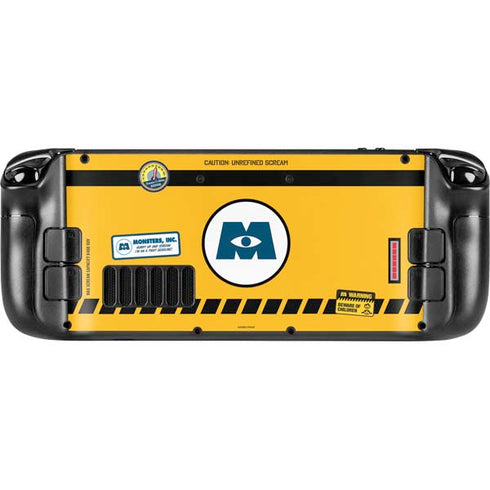 Disney Monsters Inc. Scream Canister Steam Deck Handheld Gaming Computer OLED Skin