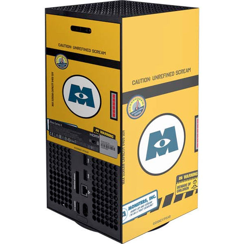 Disney Monsters Inc. Scream Canister XBox Series X Digital Edition Console Skin