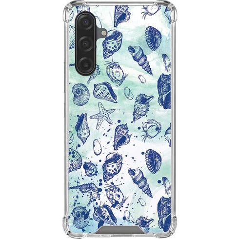 Sea Shell Variety Galaxy A17 Clear Case