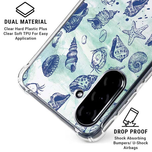 Sea Shell Variety Galaxy A36 5G Clear Case