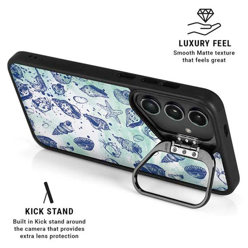 Sea Shell Variety Galaxy S25 Kickstand Case