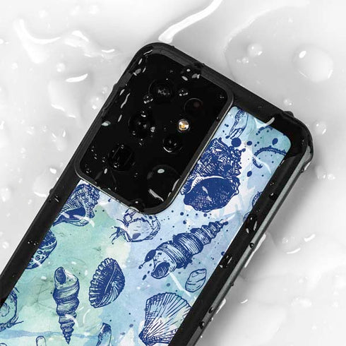 Sea Shell Variety Galaxy S24 Ultra Waterproof Case