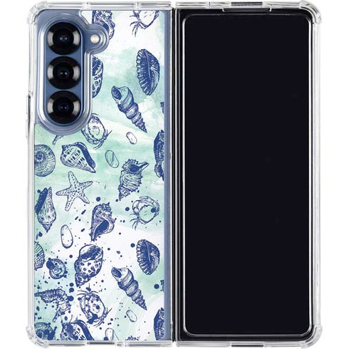 Sea Shell Variety Galaxy Z Fold6 Clear Case
