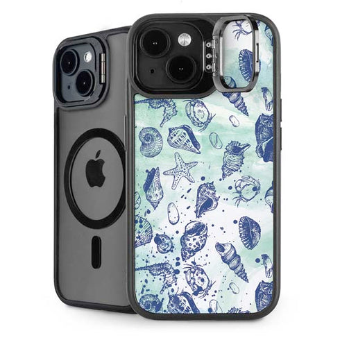 Sea Shell Variety iPhone 14 Kickstand Case
