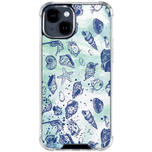Sea Shell Variety iPhone 15 Clear Case