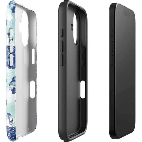 Sea Shell Variety iPhone 16 Plus Impact Case