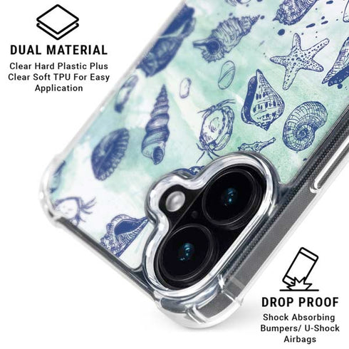 Sea Shell Variety iPhone 16 Plus MagSafe Case