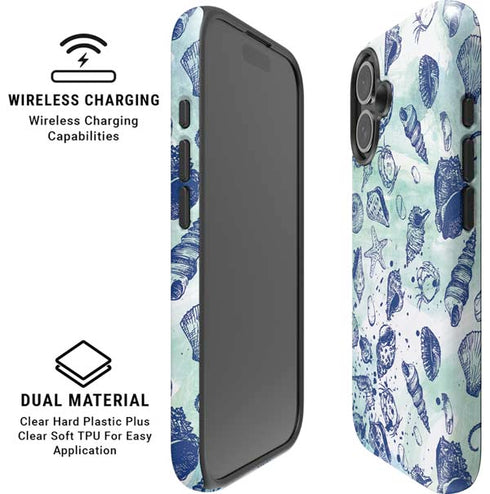 Sea Shell Variety iPhone 16 Plus Magsafe Impact Case