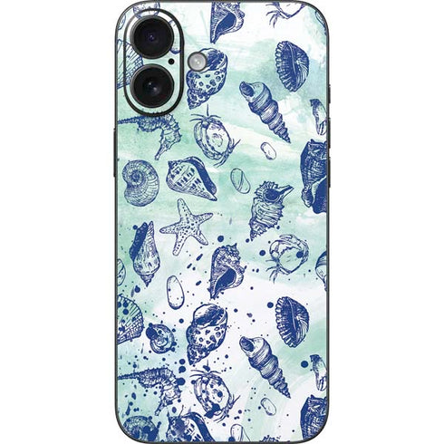 Sea Shell Variety iPhone 16 Plus Skin
