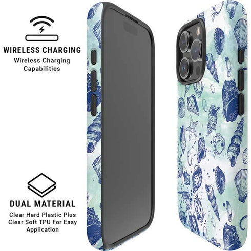 Sea Shell Variety iPhone 16 Pro Magsafe Impact Case