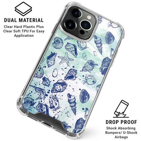 Sea Shell Variety iPhone 16 Pro Max Clear Case