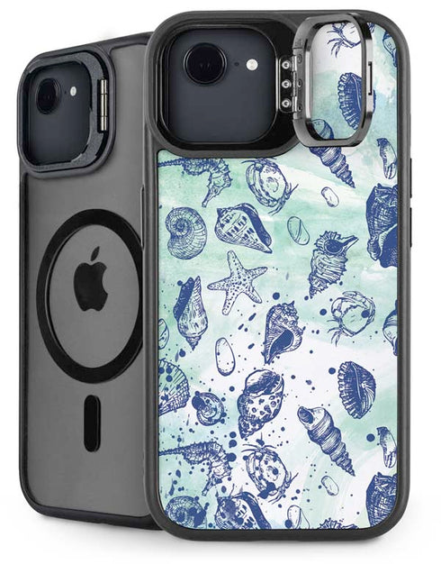 Sea Shell Variety iPhone 16e Kickstand Case