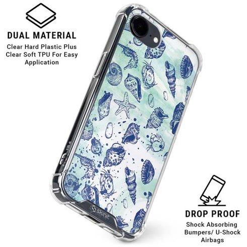 Sea Shell Variety iPhone 16e Clear Case