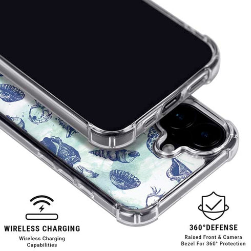 Sea Shell Variety iPhone 17 Clear Case