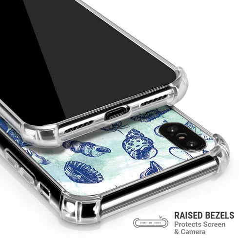 Sea Shell Variety iPhone X/XS Clear Case