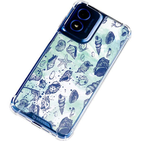 Sea Shell Variety Moto G Play 4G (2024) Clear Case