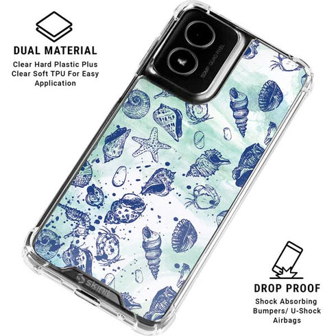 Sea Shell Variety Moto G Power 5G (2024) Clear Case