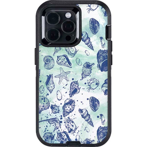 Sea Shell Variety Otterbox Defender iPhone Skin