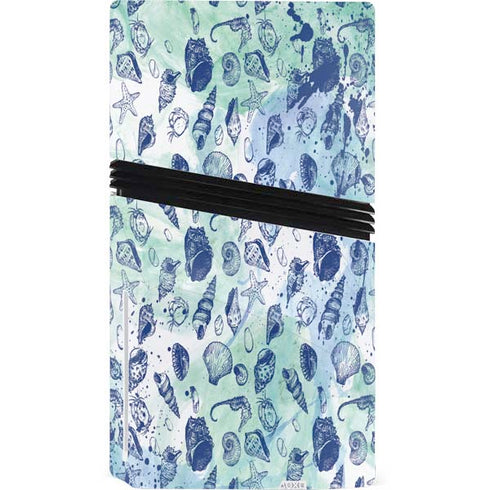 Sea Shell Variety PS5 Pro Disk Bundle Skin