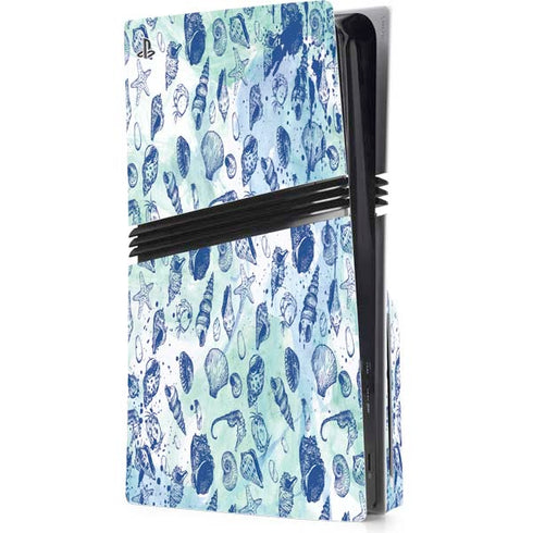 Sea Shell Variety PS5 Pro Disk Console Skin