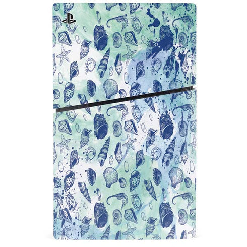 Sea Shell Variety PS5 Slim Digital Edition Console Skin