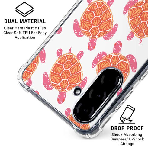 Sea Turtles by Cat Coq Galaxy A36 5G Clear Case