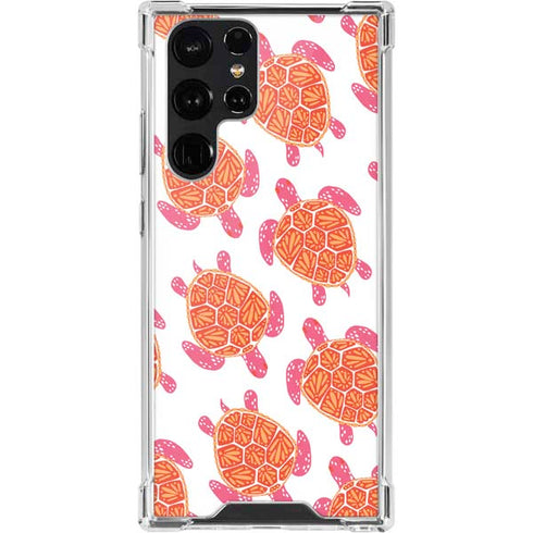 Sea Turtles by Cat Coq Galaxy S22 Ultra Clear Case