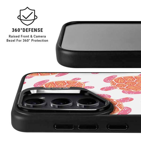 Sea Turtles by Cat Coq Galaxy S25 Plus Kickstand Case