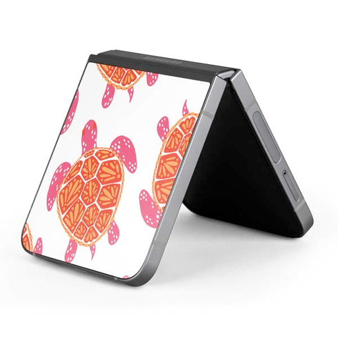 Sea Turtles by Cat Coq Galaxy Z Flip6 Skin