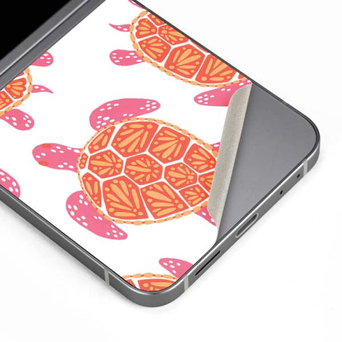 Sea Turtles by Cat Coq Galaxy Z Flip6 Skin