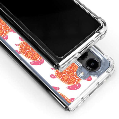 Sea Turtles by Cat Coq Galaxy Z Fold5 5G Clear Case