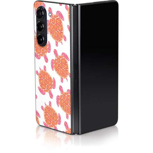 Sea Turtles by Cat Coq Galaxy Z Fold5 5G Skin