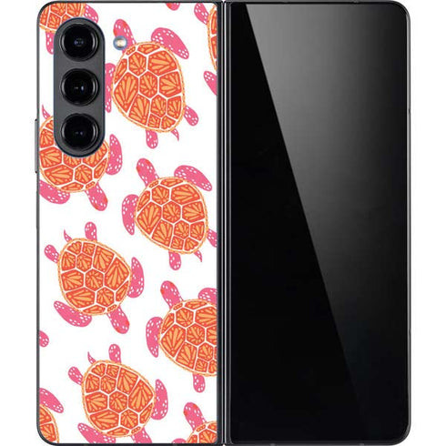 Sea Turtles by Cat Coq Galaxy Z Fold5 5G Skin