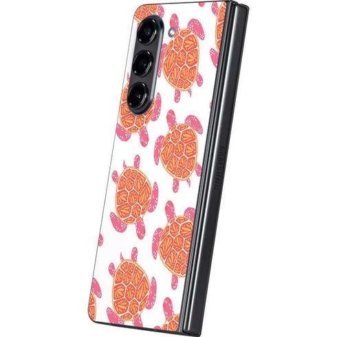 Sea Turtles by Cat Coq Galaxy Z Fold5 5G Skin